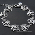 Fashion Female silver charm bracelet Silver Charm Jewelry BSS-032